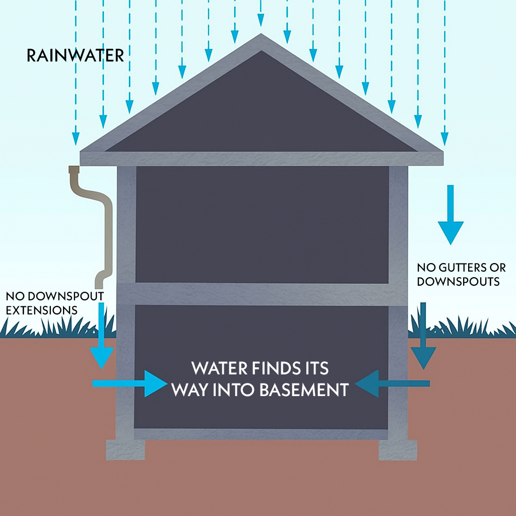 How to Dry Out your Basement - Regrade your yard and lawn